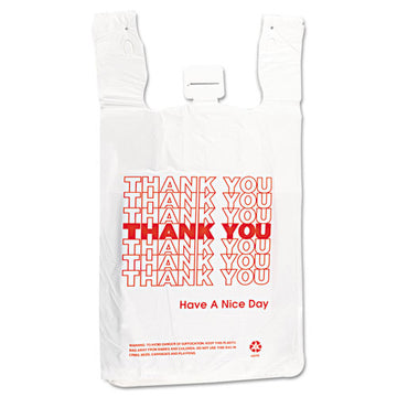 Inteplast Group Hdpe T-shirt Bags, 14 Microns, 12" X 23", White, 500-carton freeshipping - TVN Wholesale